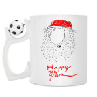 Кружка с футбольным мячиком