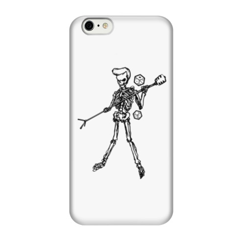 Чехол для iPhone 6/6s Рок скелет