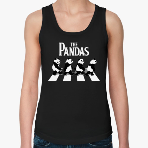 Женская майка с принтом The Pandas