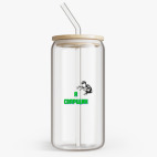 Банка с бамбуковой крышкой