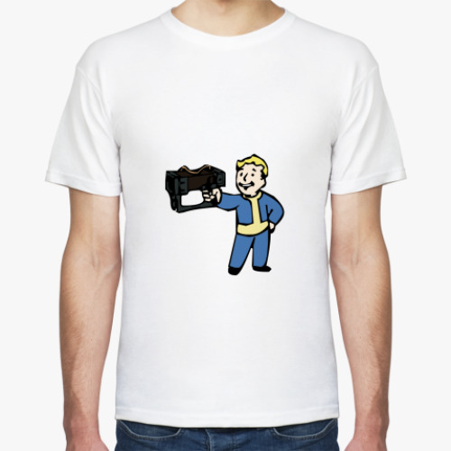 Футболка с принтом Vault-boy
