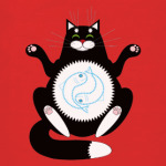 медитация сытого кота