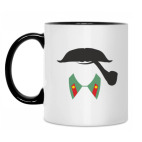 Кружка двухцветная