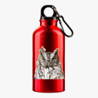 Металлическая бутылка 400 мл UV-DTF