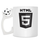 Кружка с футбольным мячиком