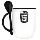 Кружка с ложкой