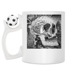 Кружка с футбольным мячиком