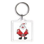 Брелок 3.9 x 3.9 см Санта Клаус