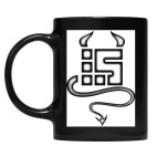 Кружка цветная UV-DTF