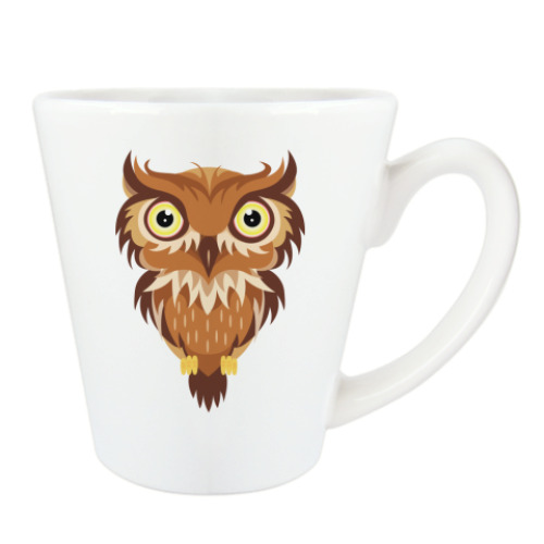 Чашка Латте Сова