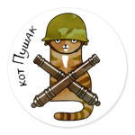 Кот. Виды войск РФ. Артиллерия