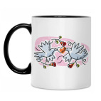 Кружка двухцветная