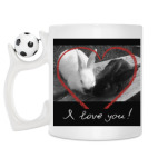 Кружка с футбольным мячиком