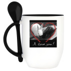 Кружка с ложкой