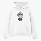 Толстовка худи оверсайз