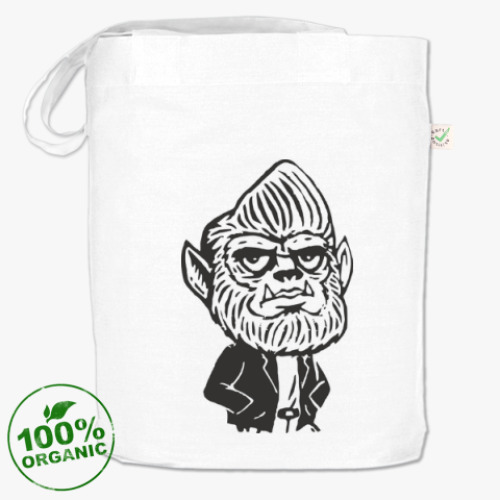 Сумка шоппер с принтом Оборотень,