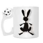 Кружка с футбольным мячиком