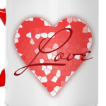 Сердце из кусочков