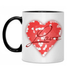 Кружка двухцветная