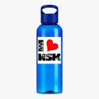 Прозрачная спортивная бутылка