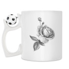 Кружка с футбольным мячиком