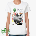 Женская футболка органик