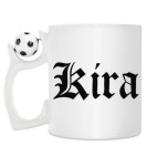 Кружка с футбольным мячиком