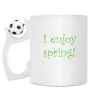 Кружка с футбольным мячиком