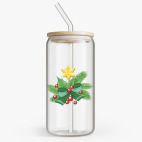 Банка с бамбуковой крышкой