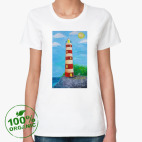 Женская футболка органик