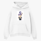 Толстовка худи оверсайз