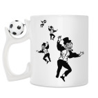 Кружка с футбольным мячиком