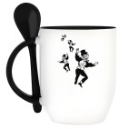 Кружка с ложкой