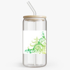 Банка с бамбуковой крышкой