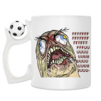 Кружка с футбольным мячиком