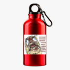 Металлическая бутылка 400 мл UV-DTF