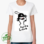 Женская футболка органик