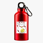 Металлическая бутылка 400 мл UV-DTF