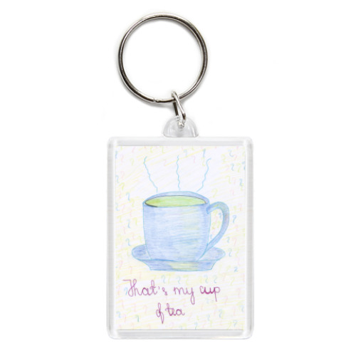 Брелок с принтом 'That's my cup of tea'
