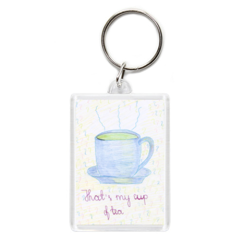 Брелок с принтом 'That's my cup of tea'