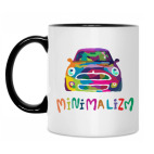 Кружка двухцветная