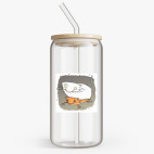 Банка с бамбуковой крышкой