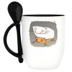 Кружка с ложкой