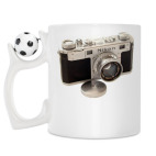 Кружка с футбольным мячиком