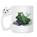 Кружка с футбольным мячиком