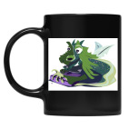 Кружка цветная UV-DTF