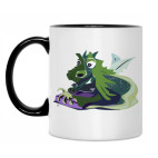 Кружка двухцветная