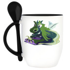 Кружка с ложкой