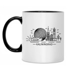 Кружка двухцветная