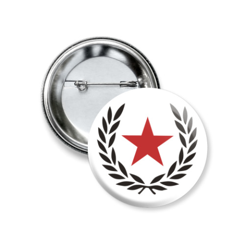 Значок 37мм с принтом  'Star!'